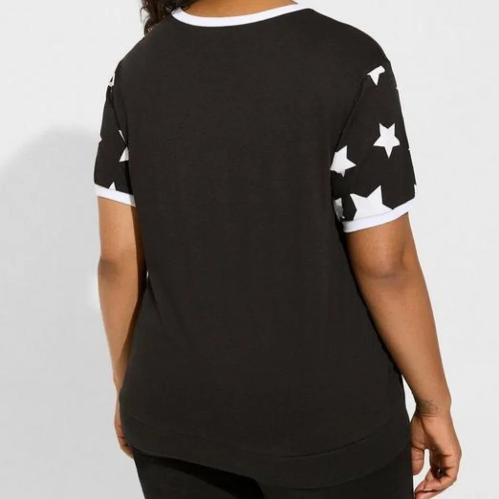 ❤️NWT TORRID TEE - DAVID BOWIE ZIGGY STARDUST GRAPHIC BAND CONCERT PLUS - Picture 3 of 16